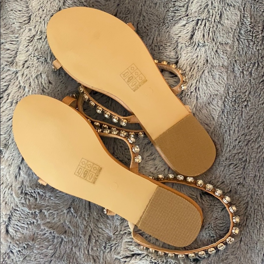 *NEW* Rhinestone Sandals - Picture 3 of 3